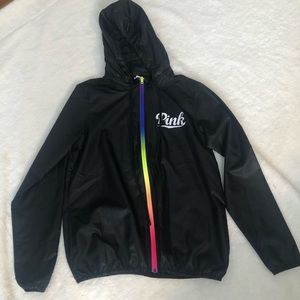 XS PINK  Rain Jacket